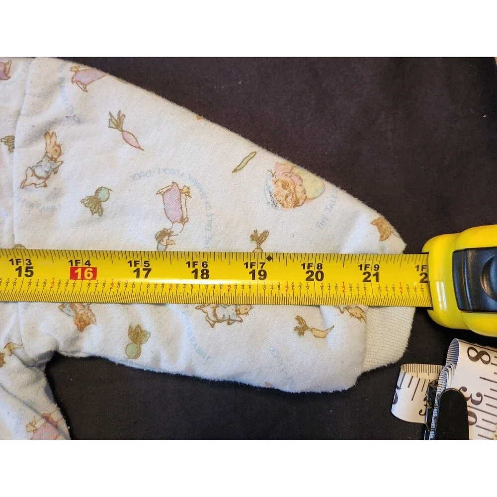 Vintage Peter Rabbit Reversible Infant Bunting Snowsuit - 0-6 mos Measurements